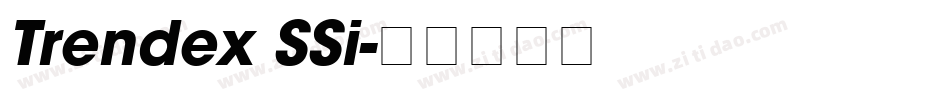 Trendex SSi字体转换